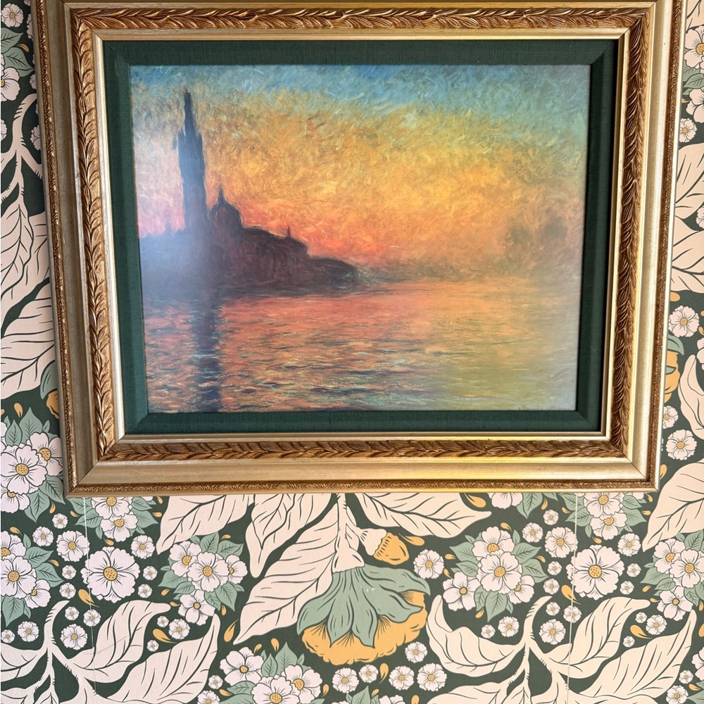 Framed Monet Painting San Giorgio Maggiore